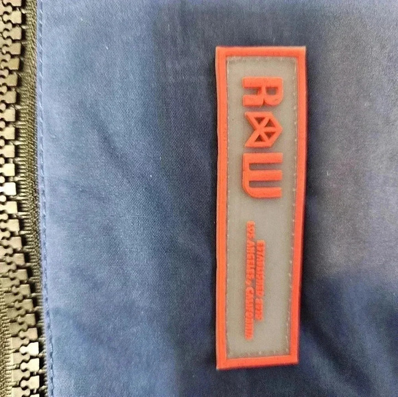 Raw Gear Bomber Jacket Blue men's small - Picture 2 of 11